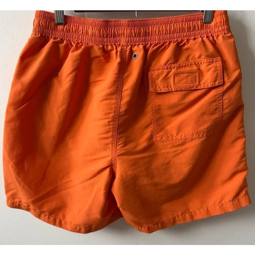 Polo by Ralph Lauren orange swim trunks men's size medium